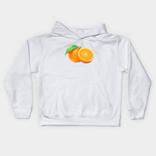 Orange Fruit Kids Hoodie